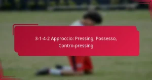 Read more about the article 3-1-4-2 Approccio: Pressing, Possesso, Contro-pressing