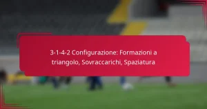 Read more about the article 3-1-4-2 Configurazione: Formazioni a triangolo, Sovraccarichi, Spaziatura