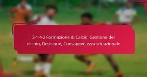 Read more about the article 3-1-4-2 Formazione di Calcio: Gestione del rischio, Decisione, Consapevolezza situazionale