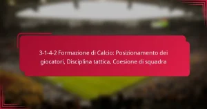 Read more about the article 3-1-4-2 Formazione di Calcio: Posizionamento dei giocatori, Disciplina tattica, Coesione di squadra