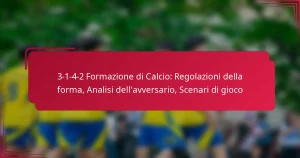 Read more about the article 3-1-4-2 Formazione di Calcio: Regolazioni della forma, Analisi dell’avversario, Scenari di gioco