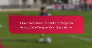 Read more about the article 3-1-4-2 Formazione di Calcio: Strategie da fermo, Calci d’angolo, Calci di punizione