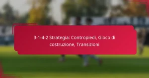 Read more about the article 3-1-4-2 Strategia: Contropiedi, Gioco di costruzione, Transizioni