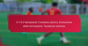 Read more about the article 3-1-4-2 Variazione: Contesto storico, Evoluzione delle formazioni, Tendenze tattiche