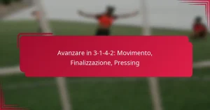 Read more about the article Avanzare in 3-1-4-2: Movimento, Finalizzazione, Pressing