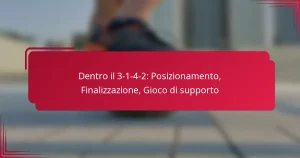 Read more about the article Dentro il 3-1-4-2: Posizionamento, Finalizzazione, Gioco di supporto