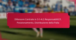 Read more about the article Difensore Centrale in 3-1-4-2: Responsabilità, Posizionamento, Distribuzione della Palla