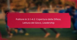 Read more about the article Pulitore in 3-1-4-2: Copertura della Difesa, Lettura del Gioco, Leadership