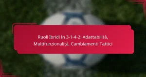Read more about the article Ruoli Ibridi In 3-1-4-2: Adattabilità, Multifunzionalità, Cambiamenti Tattici