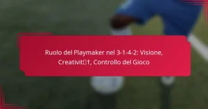 Read more about the article Ruolo del Playmaker nel 3-1-4-2: Visione, Creatività, Controllo del Gioco