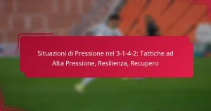 Read more about the article Situazioni di Pressione nel 3-1-4-2: Tattiche ad Alta Pressione, Resilienza, Recupero