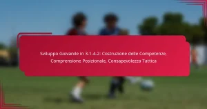 Read more about the article Sviluppo Giovanile in 3-1-4-2: Costruzione delle Competenze, Comprensione Posizionale, Consapevolezza Tattica