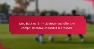 Read more about the article Wing Back nel 3-1-4-2: Movimenti offensivi, compiti difensivi, capacità di crossare